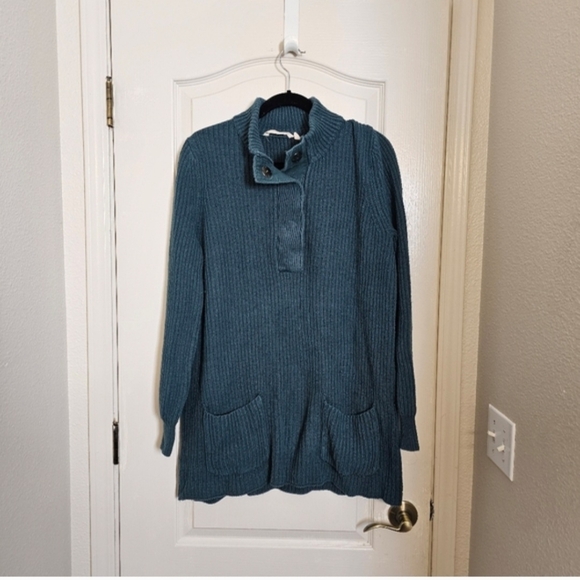 Soft Surooundings Ribbed Knit Sweater Sz XL - Picture 3 of 9